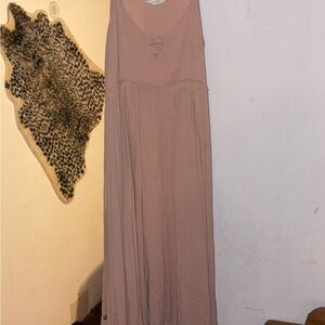 easel Sleeveless Maxi Dress in Dusty Mauve